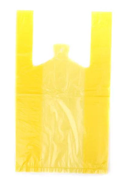 Cellofaan zak geïsoleerd op wit — Stockfoto