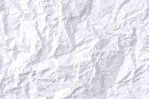 Weiße zerknüllte Papiernahaufnahme — Stockfoto