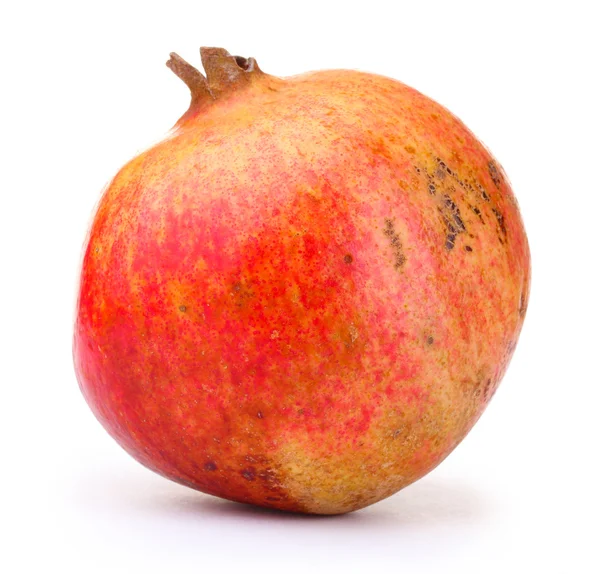 Ripe sweet pomegranate isolated on white — Stock Photo, Image