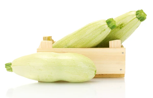 Squash in a box isolated on white — Stock Photo, Image