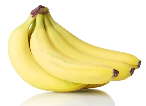 Група бананів ізольовані на білому — стокове фото