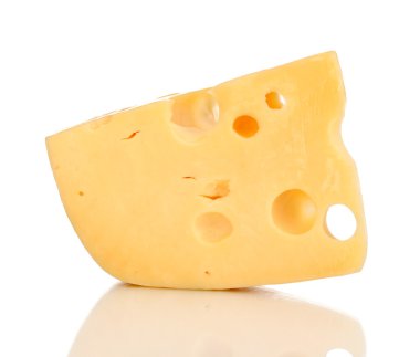 Peynir beyazda izole