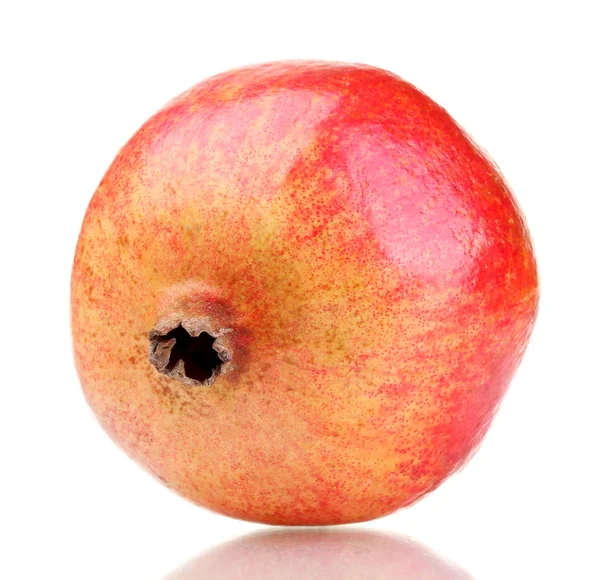 Reifer süßer Granatapfel isoliert auf weißem — Stockfoto