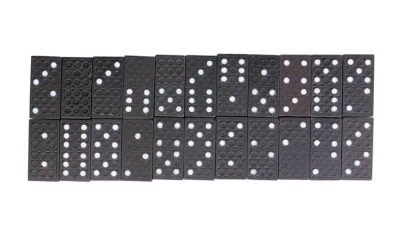 Domino's geïsoleerd op wit — Stockfoto