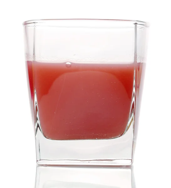 Tropisk juice i glas isolerade på vit — Stockfoto