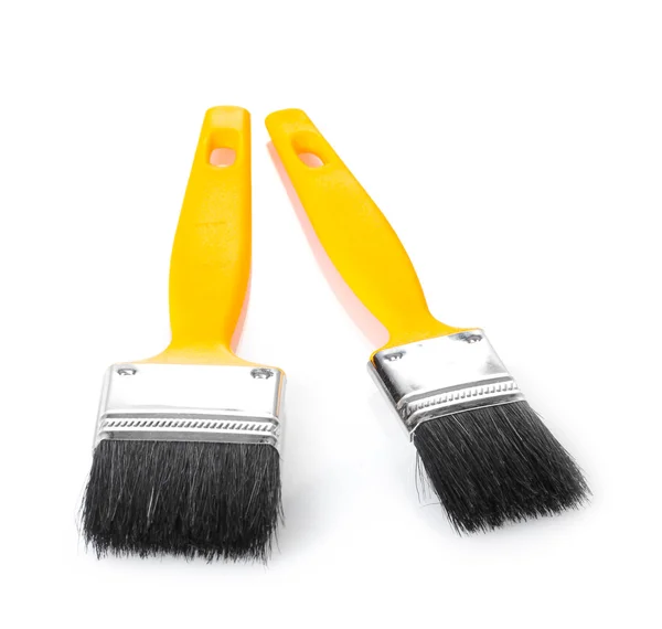 Paint brushes isolated on white background — Stock Photo, Image