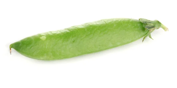 Зелений горох ізольований на білому — стокове фото