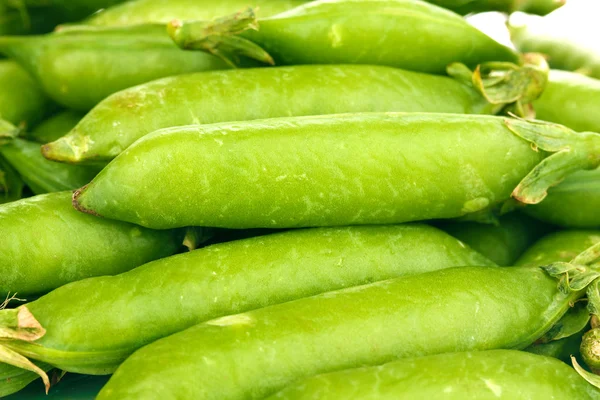 Green peas close-up — Stock Photo, Image
