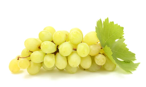 stock image Ripe sweet grapes isolated on white