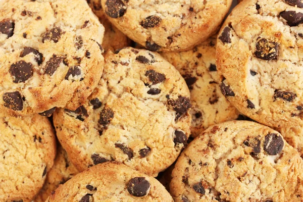 stock image Chocolate chips cookies, close up