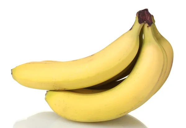 Mazzo di banane isolate su bianco — Foto Stock
