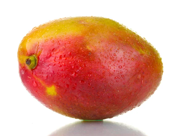 Reife süße Mango isoliert auf weiß — Stockfoto
