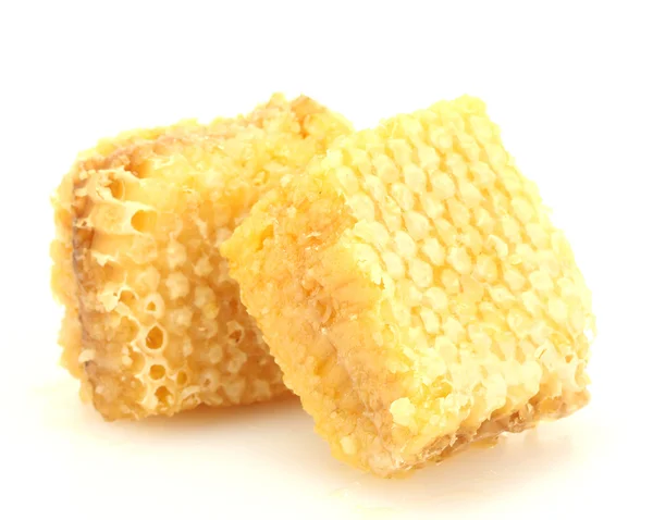 Gyllene honungskakor isolerad på vit — Stockfoto