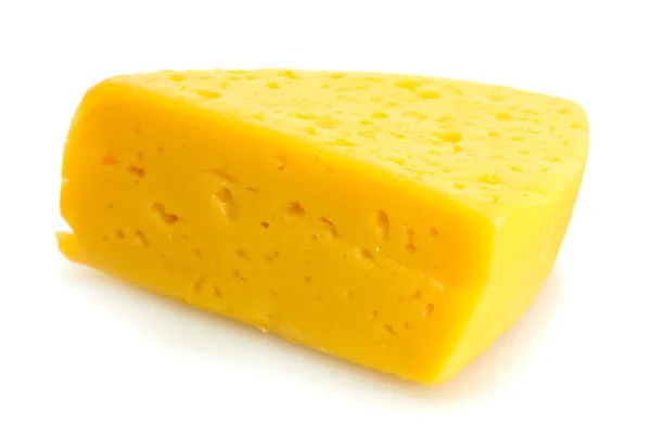 Savoureux fromage isolé sur blanc — Photo