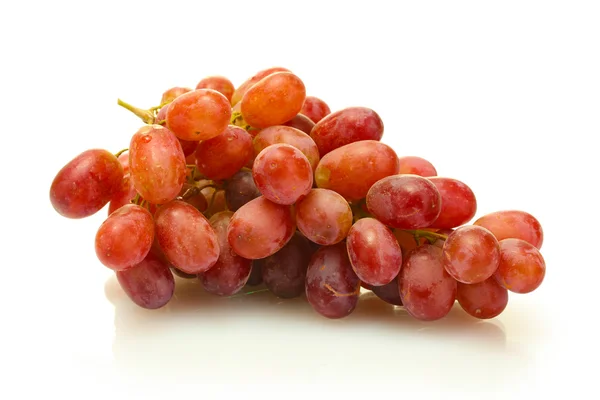 Reife süße Trauben isoliert auf weiß — Stockfoto