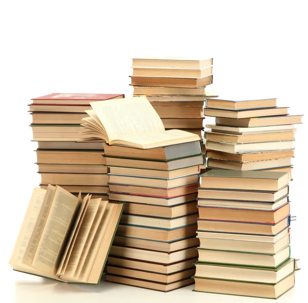 Old books isolated on white — Stock Photo, Image