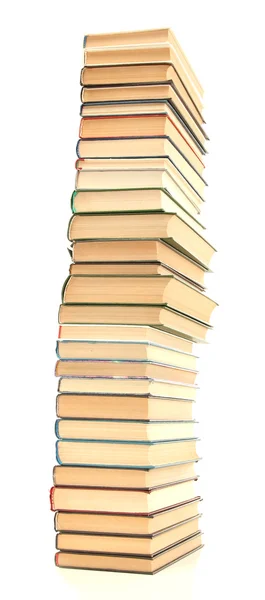 Beyazda izole edilmiş eski kitaplar — Stok fotoğraf