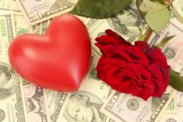 Concept d'amour et d'argent — Photo