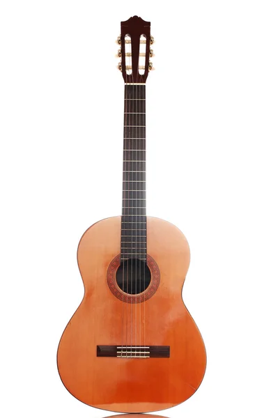 Retro guitar isolated on white — Stock Photo, Image