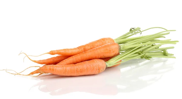 Zanahorias aisladas en blanco —  Fotos de Stock