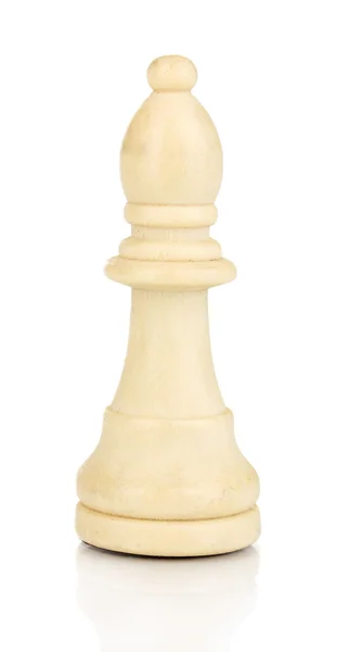 Pezzo di scacchi isolato su bianco — Foto Stock