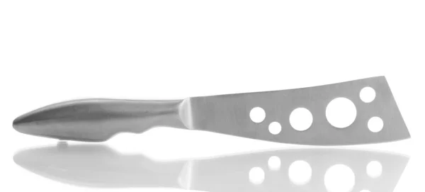 Ostekniv isolert på hvitt – stockfoto