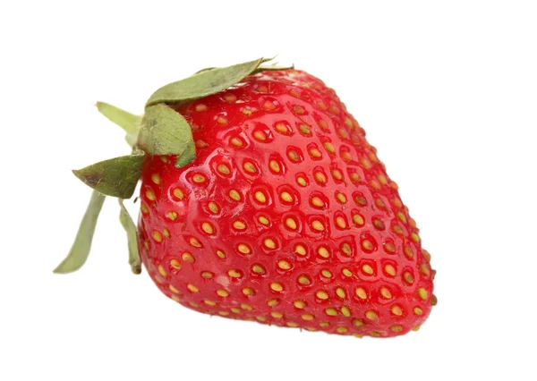 पांढरा वर वेगळे गोड परिपक्व स्ट्रॉबेरी — स्टॉक फोटो, इमेज