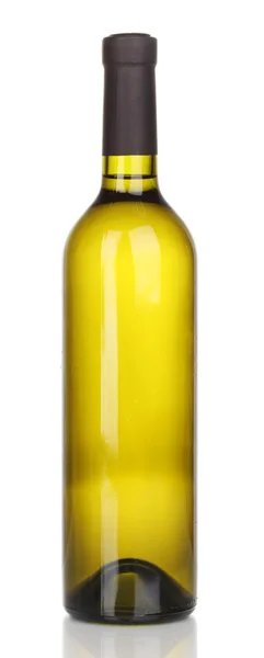 白で隔離される偉大なワインのボトル — ストック写真