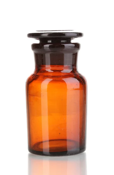 Medicine bottle isolated on white — Stock Photo, Image