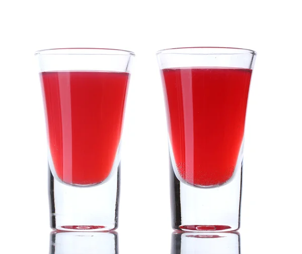 Cocktail Bloody Mary isolati su bianco — Foto Stock