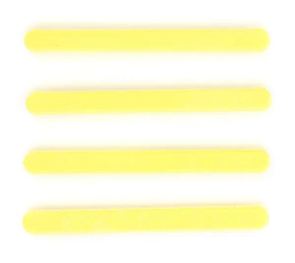 Bastoni di conteggio colori isolati su bianco — Foto Stock