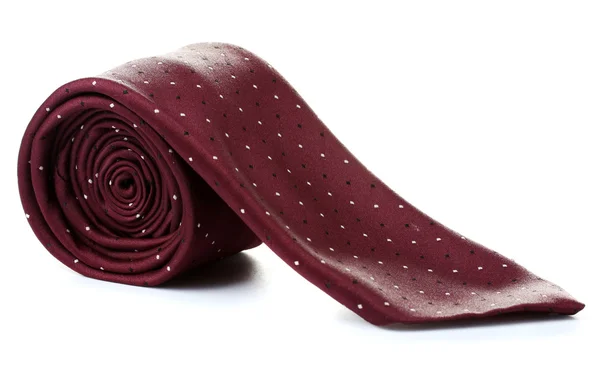 Válcované kravatě izolovaných na bílém — Stock fotografie