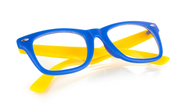 Hermosas gafas de color aisladas en blanco — Foto de Stock