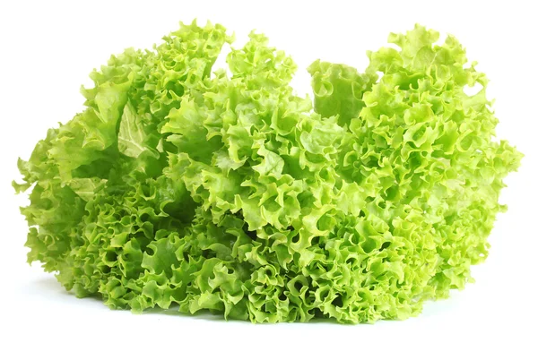 Свежий салат изолирован на белом — стоковое фото