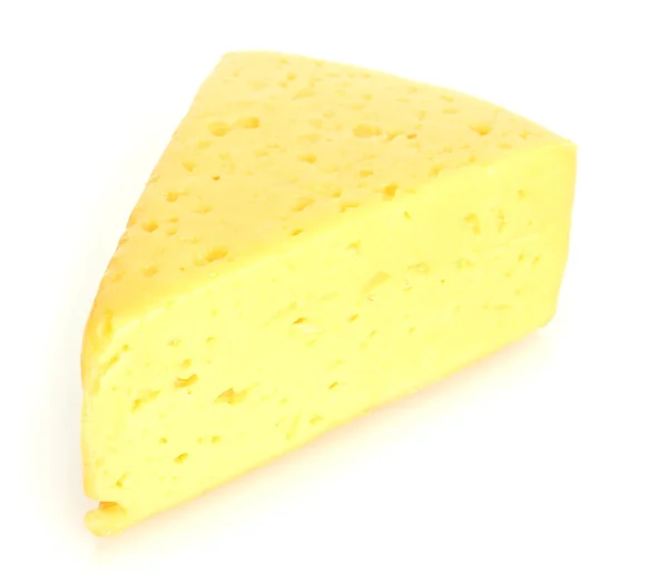 孤立在白色的美味奶酪 — 图库照片