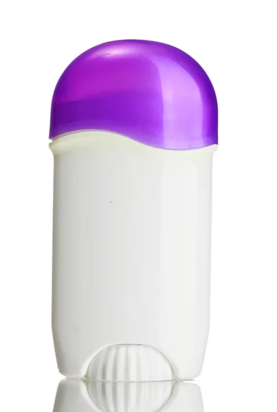 Deodorant op grijze achtergrond — Stockfoto
