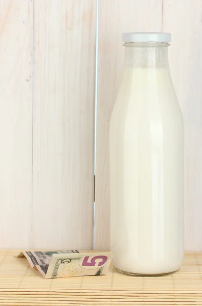 Концепция доставки молока — стоковое фото