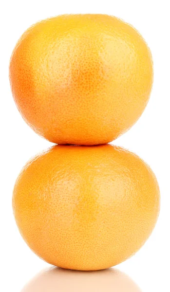 Mogen grapefrukt isolerad på vit — Stockfoto