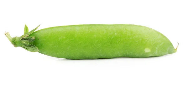 Zöld borsó izolált fehér — Stock Fotó