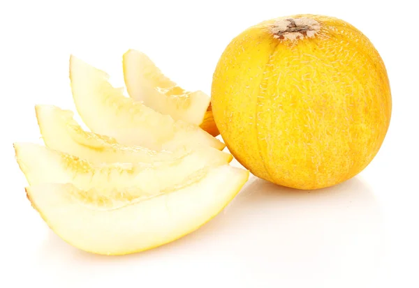 Mogen melon isolerad på vit — Stockfoto