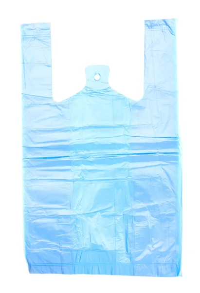 Cellophane bag isolated on white — Stock fotografie