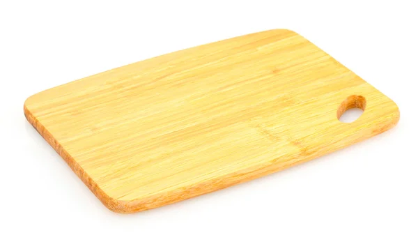 Cutting board isolated on white — Stock Photo, Image