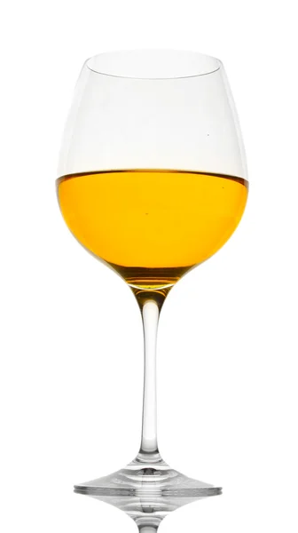Kieliszek wina na białym tle — Zdjęcie stockowe