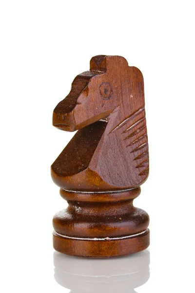 Schachfigur isoliert auf Weiß — Stockfoto