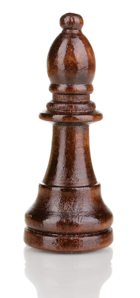 Pieza de ajedrez aislada en blanco — Foto de Stock