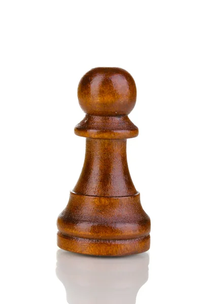 Шахова фігура ізольована на білому — стокове фото
