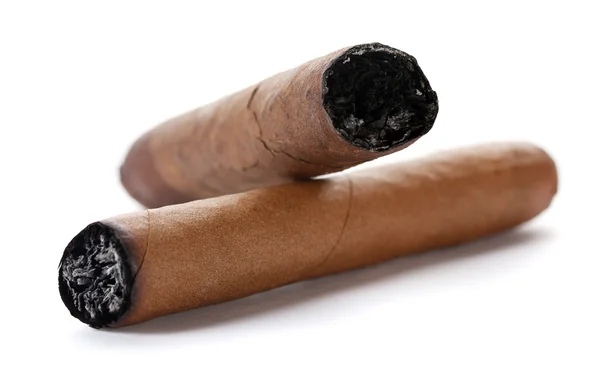 孤立在白色的雪茄 — 图库照片