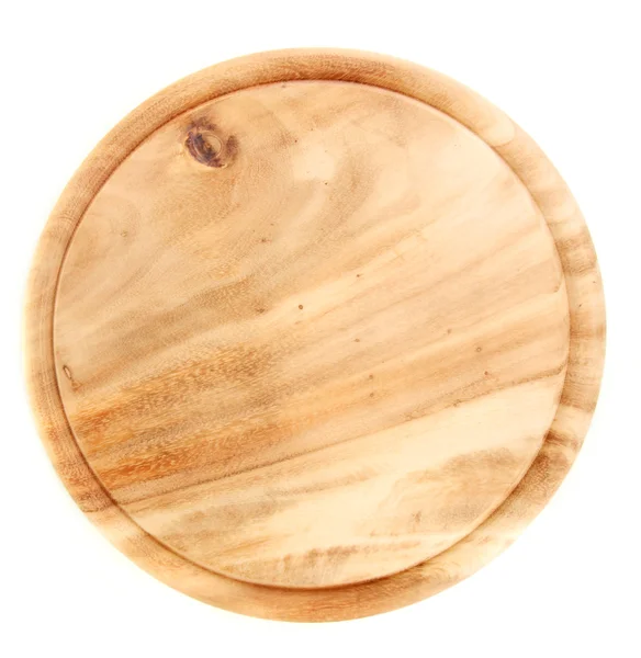 Deska drewniana izolowana na biało — Zdjęcie stockowe