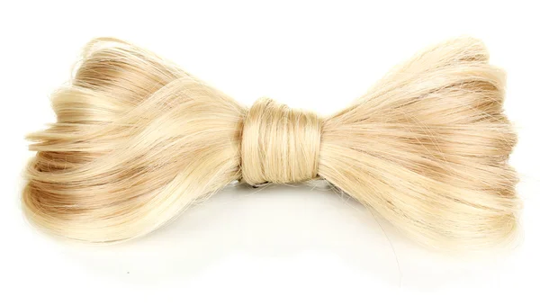 Λαμπερό ξανθά μαλλιά-pin απομονωθεί σε λευκό — Φωτογραφία Αρχείου