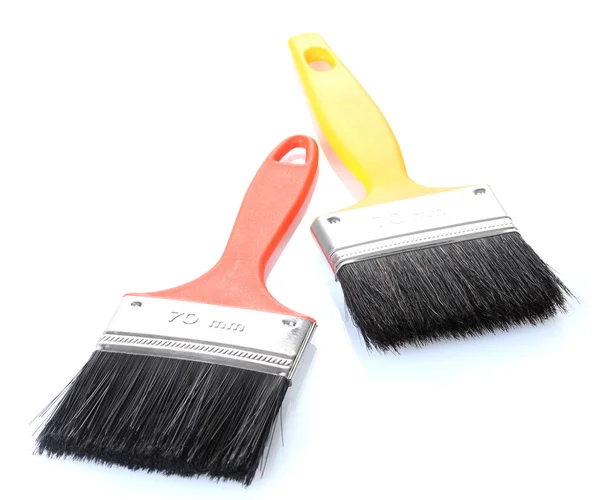 Paint brushes isolated on white background — Stock Photo, Image